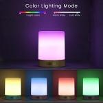 Elecstars Touch Control Bedside Lamp with Bluetooth Speaker, Dimmable Night Light, Portable Table Lamp, Best Gift for Men Women Teens Kids Children Sleeping Aid(Black)