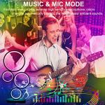 BESKETIE Modern RGB Table Lamp, Smart LED Table Lamps with Remote APP Control, Dimmable Nightstand Lamp for Bedroom, RGB Bedside Lamps with Music 16 Millions Lighting Modes for Living Room - Black