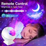 Galaxy Projector for Bedroom, 43 Lighting Modes Moon Star Projector Galaxy Lights for Bedroom,Vibrant & Dimmable Starlight Room Lights,Remote Cloud Night Lights for Room Decor, Kids Gifts