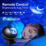 One Fire Star Projector Lights for Bedroom, 43 Lighting Modes Galaxy Star Projector Night Light,Remote Timer Clouds Lamp for Kids Room Decor,360° Rotation LED Christmas Gifts for Kids Teen,Black