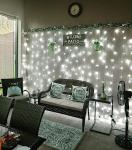 Lighting EVER Curtain Lights Cool White, 306 LED Plug in Hanging Fairy String Light for Bedroom Wall, Indoor Outdoor Backdrop Lighting for Wedding Party Patio (10x10ft, 18 Strings 6.9" Apart)