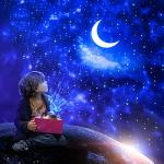 One Fire Star Projector Lights for Bedroom, 43 Lighting Modes Galaxy Star Projector Night Light,Remote Timer Clouds Lamp for Kids Room Decor,360° Rotation LED Christmas Gifts for Kids Teen,Black