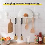 PZLife 2-in-1 Water Bottle Brush, Water Bottle Cleaner & Straw Brush Cleaning Scrubbing Brush 15 in Long Bottle Brush Detachable Head Multi-Function Cleaning Brush Homework Cleaning Brushe