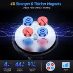 Magnetic Phone Holder for Car, WixGear [2 Pack] Universal Air Vent Magnetic Phone Mount for Car, Car Phone Holder Mount for Cell Phones and Mini Tablets with 4 Metal Plates