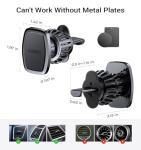 LISEN 2 Pack Magnet for Phone Car Mount Magnetic Phone Holder for Your Car Vent 6 Military Magnets Vent Cell Phone Holder Mount for Car Plate Fit All iPhone 16/15/14/13 Pro Max Plus Samsung S25