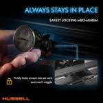 HUSSELL Magnetic Phone Car Mount, Air Vent Phone Mount for Car 360° Adjustable Universal Magnet Phone Holder - Compatible with Any Cell Phone, iPhone Galaxy LG Huawei