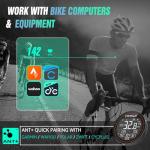 CYCPLUS Heart Rate Monitor Armband,Bluetooth 5.1 ANT+ HR Monitor with HR Zone LED Indicator, IP67 Waterproof, Use for Running Cycling Gym and Other Sports (2025 Upgraded Model)