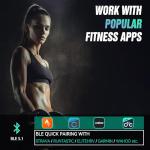 CYCPLUS Heart Rate Monitor Armband,Bluetooth 5.1 ANT+ HR Monitor with HR Zone LED Indicator, IP67 Waterproof, Use for Running Cycling Gym and Other Sports (2025 Upgraded Model)