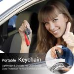 SINSEN Window Breaker Seatbelt Cutter, Car Emergency Safety Keychain, Seat Belt Escape Tool and Glass Hammer, Spring-Loaded for Land and Underwater, 2PCS, Black