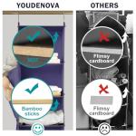 YOUDENOVA Hanging Closet Organizer, 6-Shelf Closet Hanging Storage Shelves, Purple