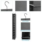 MAX Houser 10-Shelf Hanging Shoe Shelf Organizer, Hanging Shoe Storage for Closet,Pack of 2(Grey)