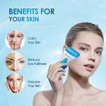 AECW (Jade Roller + Ice Roller) 2 in 1 Ice Roller for Face & Eye Puffiness Relief and Jade Roller for Face Eyes Body Neck Facial Massage Tool Roller