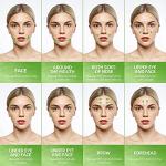 AECW (Jade Roller + Ice Roller) 2 in 1 Ice Roller for Face & Eye Puffiness Relief and Jade Roller for Face Eyes Body Neck Facial Massage Tool Roller