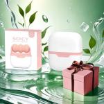 Hanmier Ice Roller for Face with Gua Sha, Travel ice Roller Cold Therapy Tools, Cold Facial Ice Roller Massager for Eye Puffiness, Migraine, TMJ Pain Relief & Minor Injury (Pink)