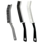 Crevice Cleaning Brush, Hard-Bristled Gap Scrub Brush, Toilet Gap Cleaning Brush Tool, for Scrub Small Spaces, Kitchen, Bathroom, Corner, Grout, Sink, Window Tracks, Hinges, 3pcs