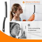 BSFRNF 3Pcs Hard-bristled Crevice Cleaning Brush, Multifunctional Thin Gap Scrub Brush, Bathroom Cleaner Tools for Household Use, Kitchen, Window, Toilet, Grout, Faucets, Car
