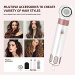 MIEARA 5 in 1 Hair Styler, Blow Dryer Brush, Hot Curling Brush, Air Styler, Straightener Brush, Hair Curler, Hair Styling Tools for Volumizing & Styling for Women Travel