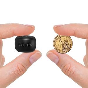 LEICEX Mini Bluetooth Speaker, Small Tiny Portable Bluetooth 5.0 Speakers Perfect for Outdoor Indoor(Black)