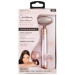 Finishing Touch Flawless Contour Vibrating Facial Roller & Massager, Rose Quartz