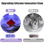 Viuyougor Scalp Massager Electric, Portable Scalp Massager Tool, Waterproof Head Massage Stress Relax, Hair Massagers with 3 Speed Modes & 8 Massage Claws