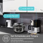 Kasa Smart Plug KP200, In-Wall Smart Home Wi-Fi Outlet Works with Alexa, Google Home & IFTTT, No Hub Required, Remote Control, ETL Certified , White, 1 Pack