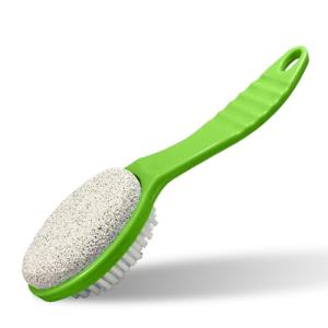 WAFJAMF Foot Stone Brush Exfoliating Brush Shower Foot Srubber with Pumice(1 PCS Green)