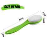WAFJAMF Foot Stone Brush Exfoliating Brush Shower Foot Srubber with Pumice(1 PCS Green)