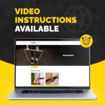 Portable Steel Resistance Bar for Bands - Adjustable from 38" to 26" - Dual Cable Machine Attachment for Working Out