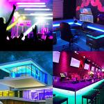 TV LED Backlights, 10ft LED Strip Lights Behind TV USB Operated Color Changing for 46-65 Inch TV RGB 5050 LED Tape Lights with IR Remote Controller and Dimmable