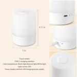 Touch Bedside Table Lamp,Changing Dimmable Table Lamp,Night Light for Kids,3 Colors LED Lamp with Warm White Lights,USB Rechargeable, Bedside Night Light, Soft Eye Caring for Bedrooms and Sleep Aid