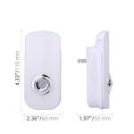 Bonashi 2 Pack LED Night Light, Flashlight Motion Sensor Cut 3-in-1, Rechargeable Emergency Light, Auto Sensing Energy Saving Wall Mount Plug-in Light Portable LED Torch White Small Size