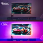 Nexillumi LED Lights for TV, 13.2ft TV LED Backlight for 32-65 Inch, RGB LED Strip Lights Behind TV, APP Remote Control Music Sync TV Led Lights for Bedroom