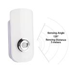 Bonashi 2 Pack LED Night Light, Flashlight Motion Sensor Cut 3-in-1, Rechargeable Emergency Light, Auto Sensing Energy Saving Wall Mount Plug-in Light Portable LED Torch White Small Size