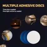 DAZZY DOT Motion Sensor Night Light Rechargeable 2-Pack, Battery Operated Hallway Lights, Stair Lights Motion Sensor Indoor, Magnetic, Dimmable, Motion Light for Stairs, Bathroom, Hall, Cruise