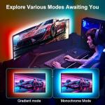 Nexillumi LED Lights for TV, 13.2ft TV LED Backlight for 32-65 Inch, RGB LED Strip Lights Behind TV, APP Remote Control Music Sync TV Led Lights for Bedroom