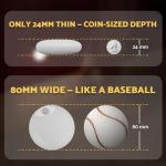 DAZZY DOT Motion Sensor Night Light Rechargeable 2-Pack, Battery Operated Hallway Lights, Stair Lights Motion Sensor Indoor, Magnetic, Dimmable, Motion Light for Stairs, Bathroom, Hall, Cruise