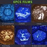 Star Night Light Projector for Kids,360°Rotating,USB Cable Star peojector lamp for Decorating Birthdays, Christmas Party, Best Gift for Baby’s Bedroom