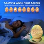 Rossetta Galaxy Projector, Star Projector for Bedroom, Night Lights for Kids Room with White Noise, Bluetooth Speaker, Timer and Remote, Room Decor, Gifts for Girls, Boys, Adults, Christmas, Birthday