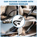 SHALL 19Pcs Car Detailing Kit Interior Cleaner, Car Interior Cleaning Kit with Handheld Car Vacuum, Car Detailing Brushes, Windshield Cleaning Tool, Car Cleaning Supplies, Car Accessories