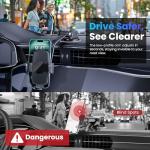 TUORL Car Phone Holder, Universal Phone Mount for Car Dashboard&Windshield&Air Vent,Super Suction Dash Cellphone Car Mount Stand for iPhone 16/15/14/13/12 Pro Max, Samsung & Android Smartphones