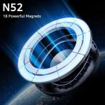 ThtRht Car Phone Holder Mount Replacement Magnetic Base with 17mm Ball Head Socket Joint for iPhone Magsafe Case 15 14 13 12 Cell Phone Clip Rotation Air Vent Dashboard Windshield Stand