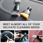 3 Pack Car Interior Detail Dust Brush, Microfiber Duster Brush, Feather Duster, Car Interior Detailing Brush, Cleaning Duster for Car Interior, Air Vents, Computer, Keyboard