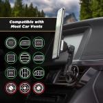 Scosche MM2VP2SR-SP MagicMount Pro FreeFlow Magnetic Car Phone Holder - Strong Magnet Mount for iPhone and Android - Secure Magnetic Cell Phone Air Vent Mount - Universal 360° Mobile Cellphone Holder