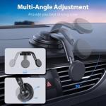 DOLYOFG Magnetic Phone Holder for Car, [ Powerful Magnets & Military-Grade Suction] Car Phone Holder Mount Dashboard Windshield Cell Phone Holder Phone Stand for Car iPhone Android Automobile Cradle