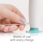 Nanobebe Electric Bottle Brush Cleaner – Baby Bottle Brush Electric Scrubber for Cleaning Brush for Baby Bottles - Rechargeable, Includes Replaceable Brush Head