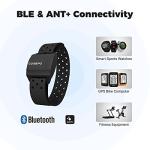COOSPO Armband Heart Rate Monitor, Bluetooth ANT+ HR Optical Sensor for Sport, Rechargeable Dual Band IP67 HRM, Compatible with Peloton,Wahoo,Polar Beat,Strava,DDP Yoga