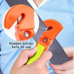 MorTime 6 Pack Car Safety Hammer Window Breaker, Car Emergency Escape Tool, Window Hammer Seat Belt Cutter