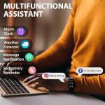 JYUAJOI Fitness Tracker with 24/7 Continuous Heart Rate, Blood Oxygen Monitor, Smart Watch with Sleep Monitor, IP68 Waterproof Activity Tracker Step Counter for Women Men (Black)