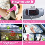 Yiader Window Breaker Tool, 2-in-1 Emergency Escape Tool with Seatbelt Cutter, Car Safety Hammer for Family Rescue and Traffic Accident Emergency Escape 2 Pack