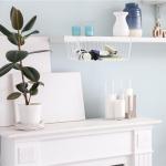 PATIKIL Under Shelf Basket, 6 Pack Small Sliding Under Cabinet Shelf Hanging Metal Storage Rack Organizer Space Saving for Kitchen Pantry Bookshelf 13"L x 10.2"W x 4.7"H, Black